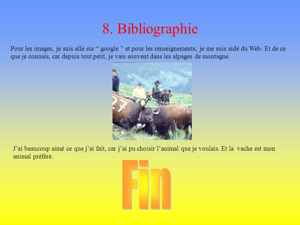 8. Bibliographie