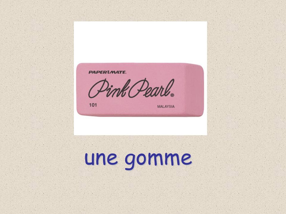 une gomme