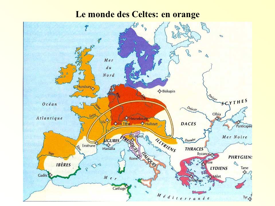 Le monde des Celtes: en orange