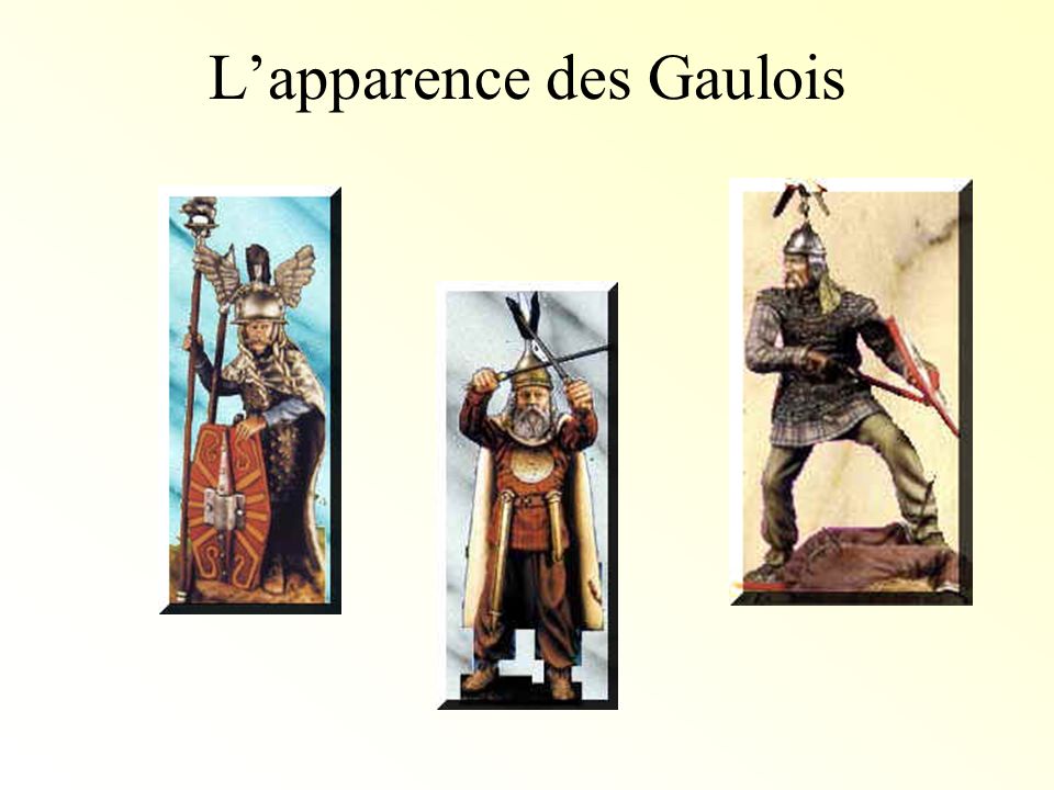 L’apparence des Gaulois