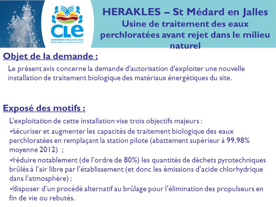 HERAKLES – St Médard en Jalles