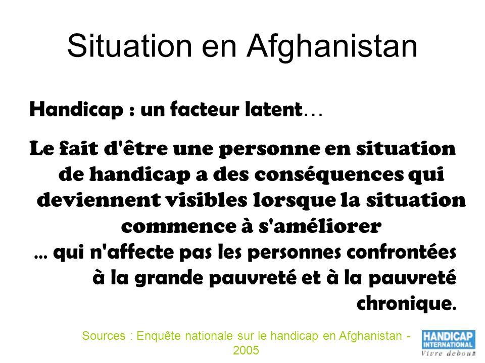 Situation en Afghanistan