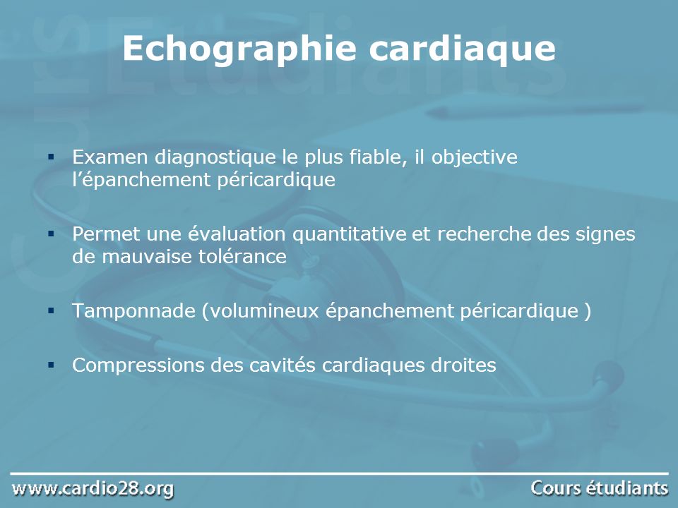 Echographie cardiaque