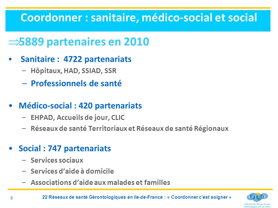 Coordonner : sanitaire, médico-social et social
