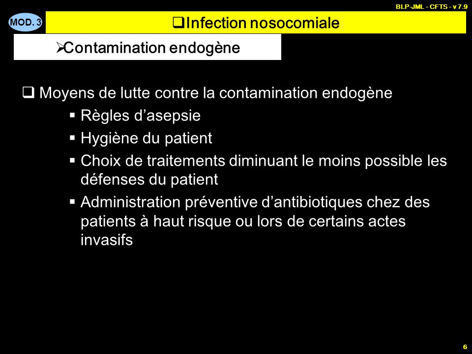 Infection nosocomiale