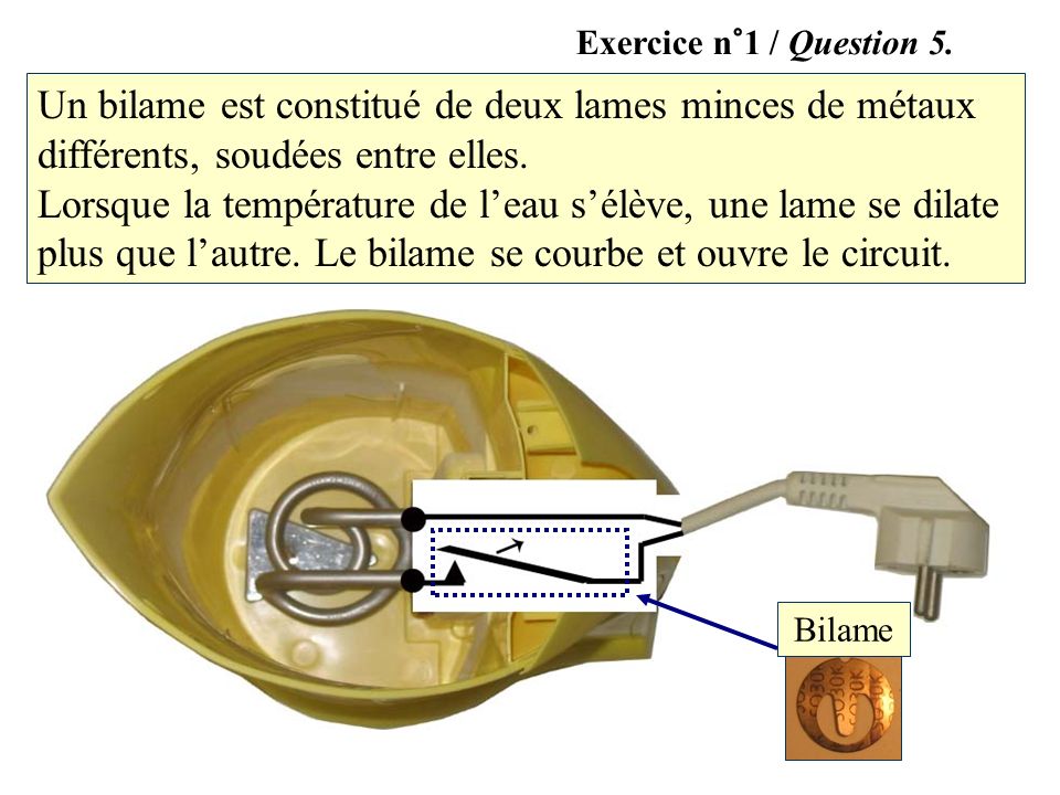 Exercice n°1 / Question 5.