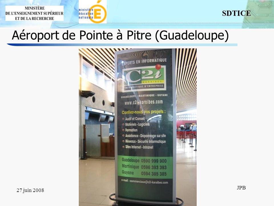 Aéroport de Pointe à Pitre (Guadeloupe)