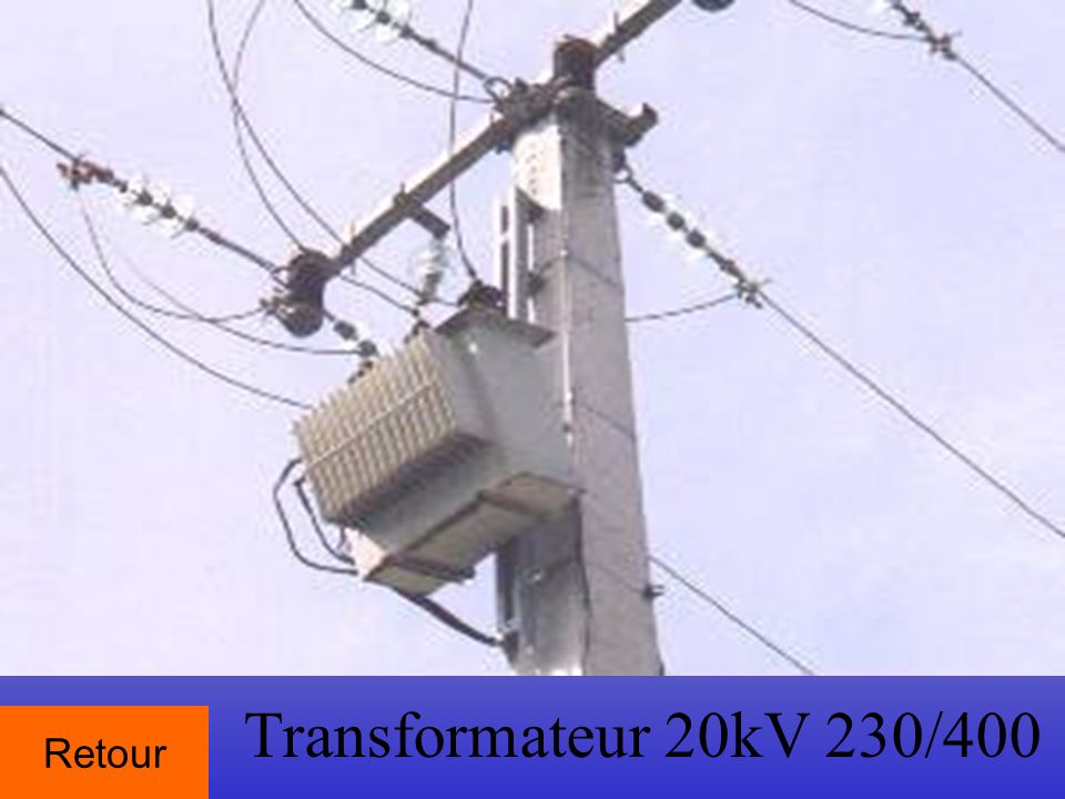 Transformateur 20kV 230/400 Retour