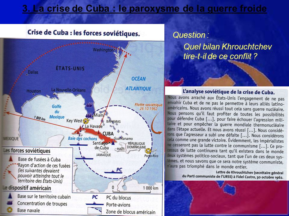 3. La crise de Cuba : le paroxysme de la guerre froide
