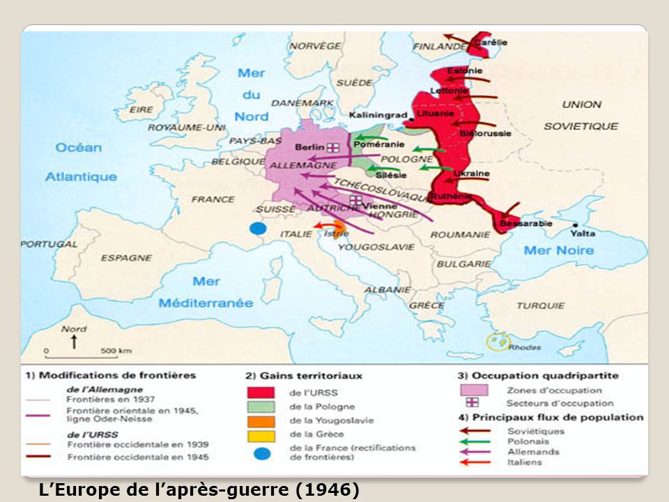 L’Europe de l’après-guerre (1946)