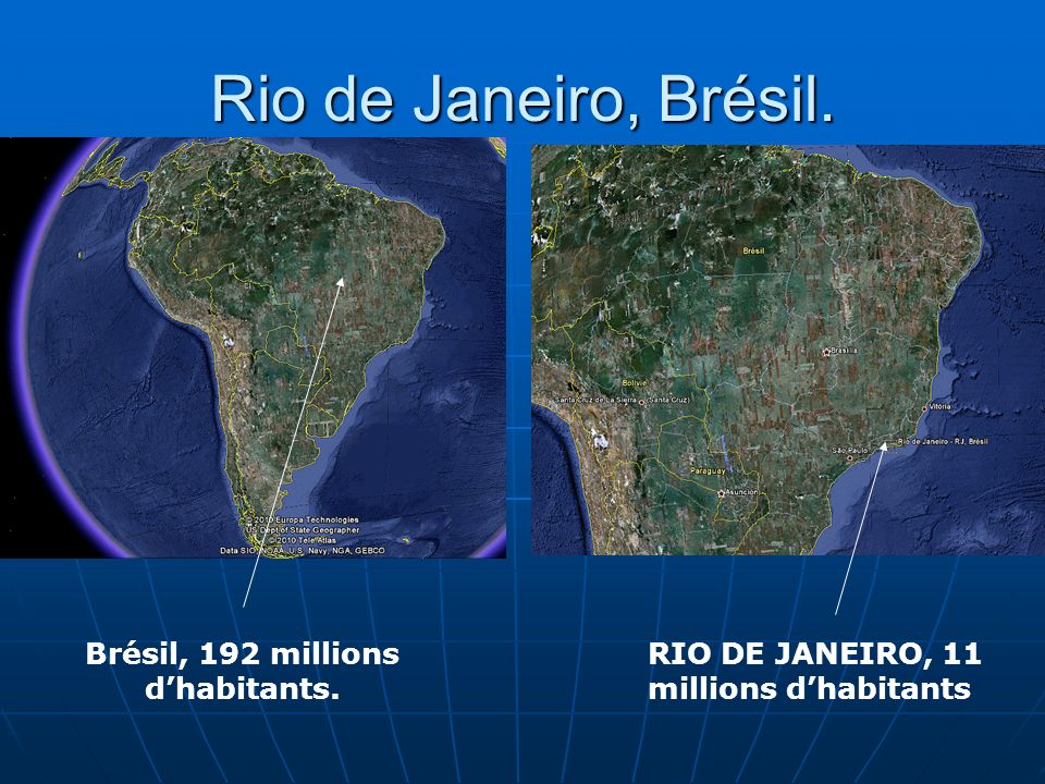 Brésil, 192 millions d’habitants.