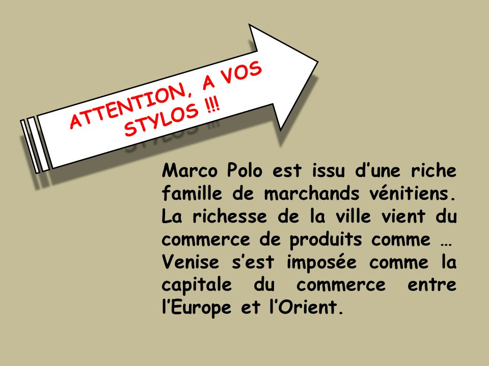 ATTENTION, A VOS STYLOS !!!