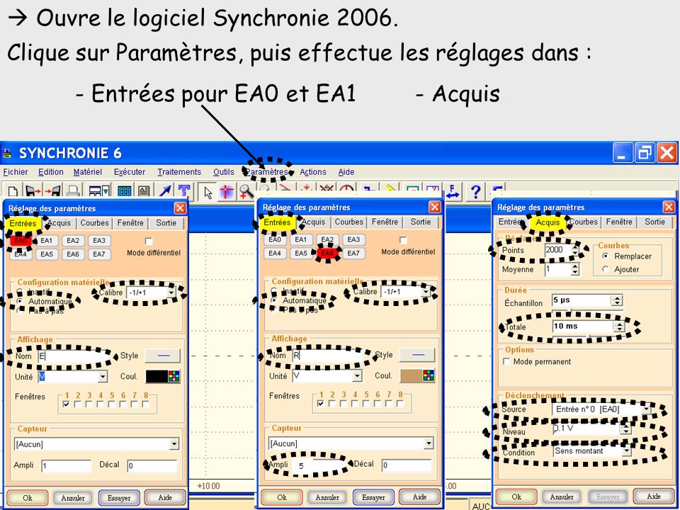  Ouvre le logiciel Synchronie 2006.
