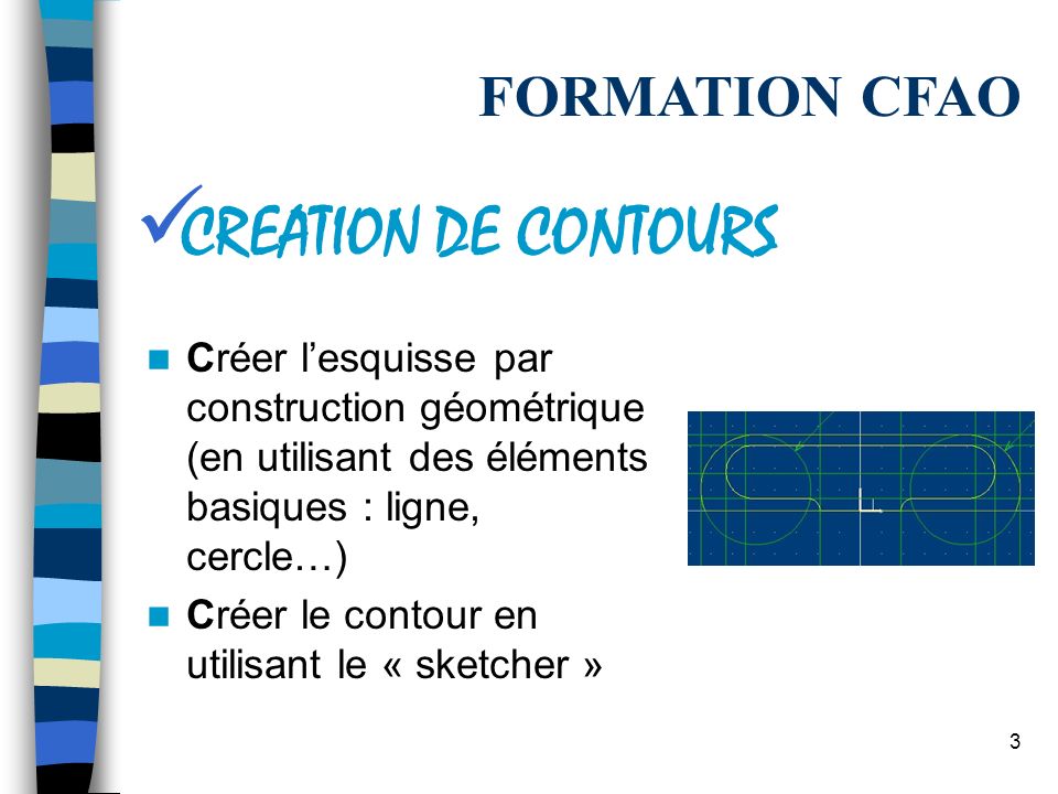 CREATION DE CONTOURS FORMATION CFAO