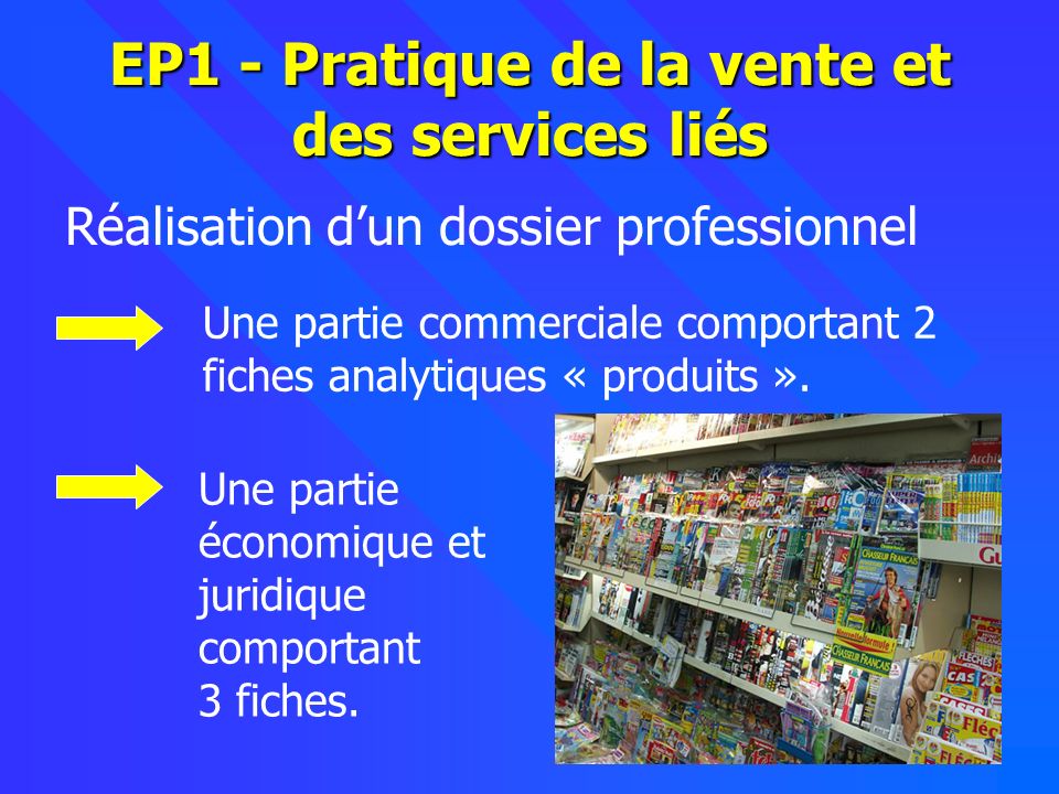 EP1 - Pratique de la vente et des services liés