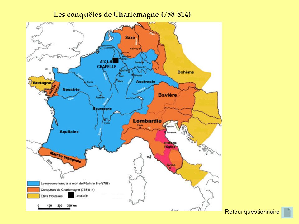 Les conquêtes de Charlemagne ( )