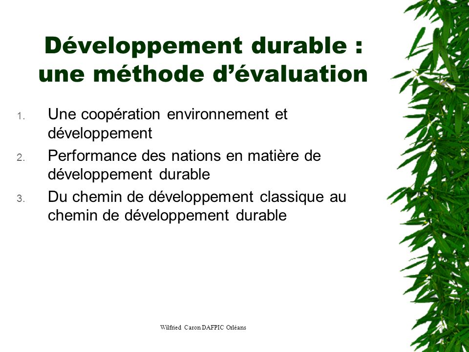 Développement durable : une méthode d’évaluation