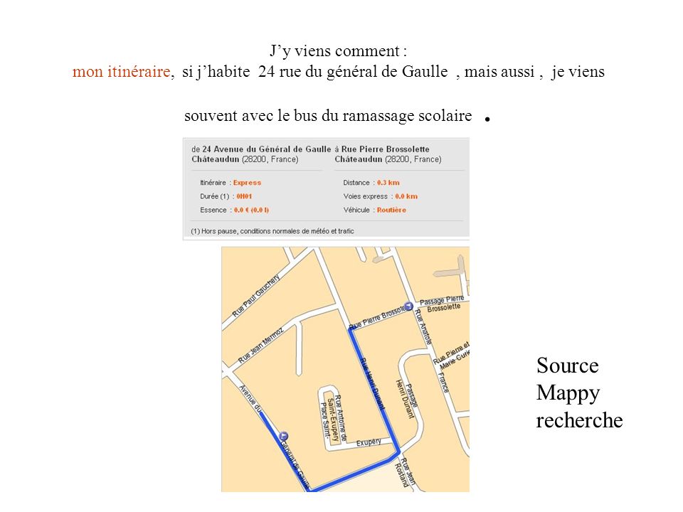 Source Mappy recherche