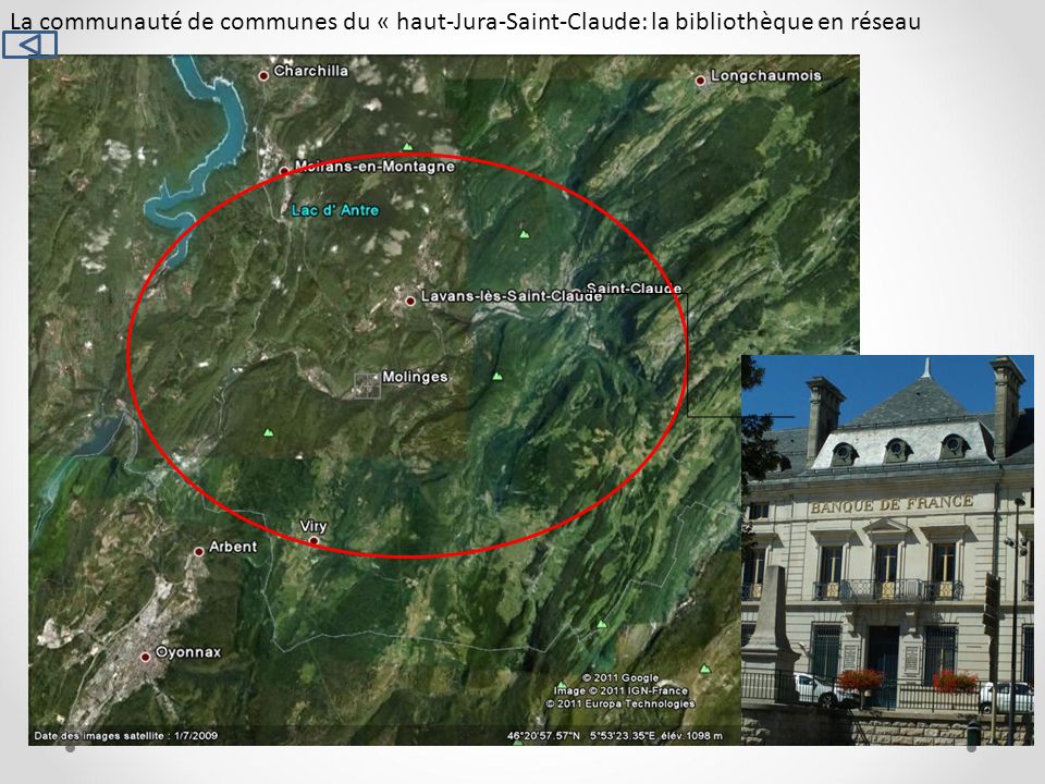 La communauté de communes du « haut-Jura-Saint-Claude: la bibliothèque en réseau