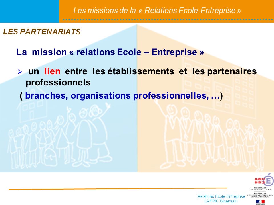 La mission « relations Ecole – Entreprise »