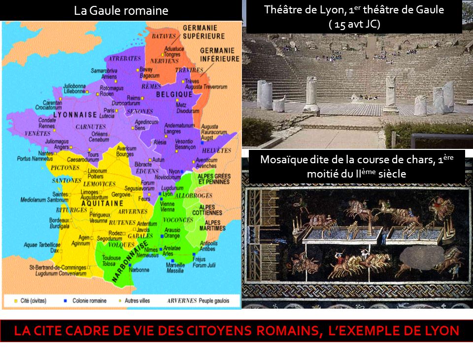 LA CITE CADRE DE VIE DES CITOYENS ROMAINS, L’EXEMPLE DE LYON