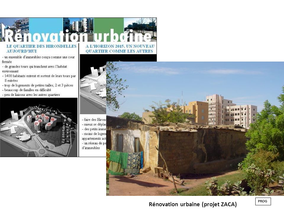 Rénovation urbaine (projet ZACA)
