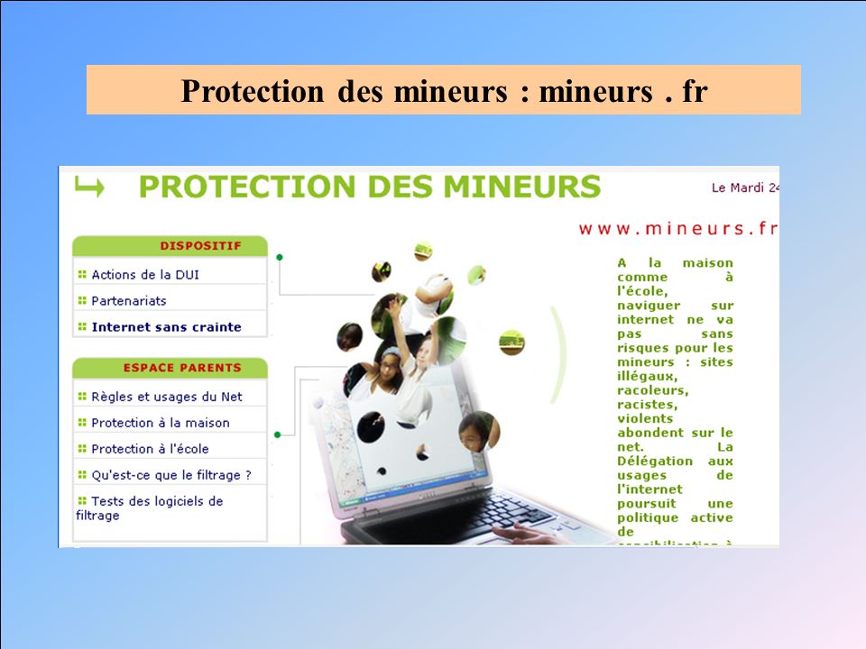 Protection des mineurs : mineurs . fr