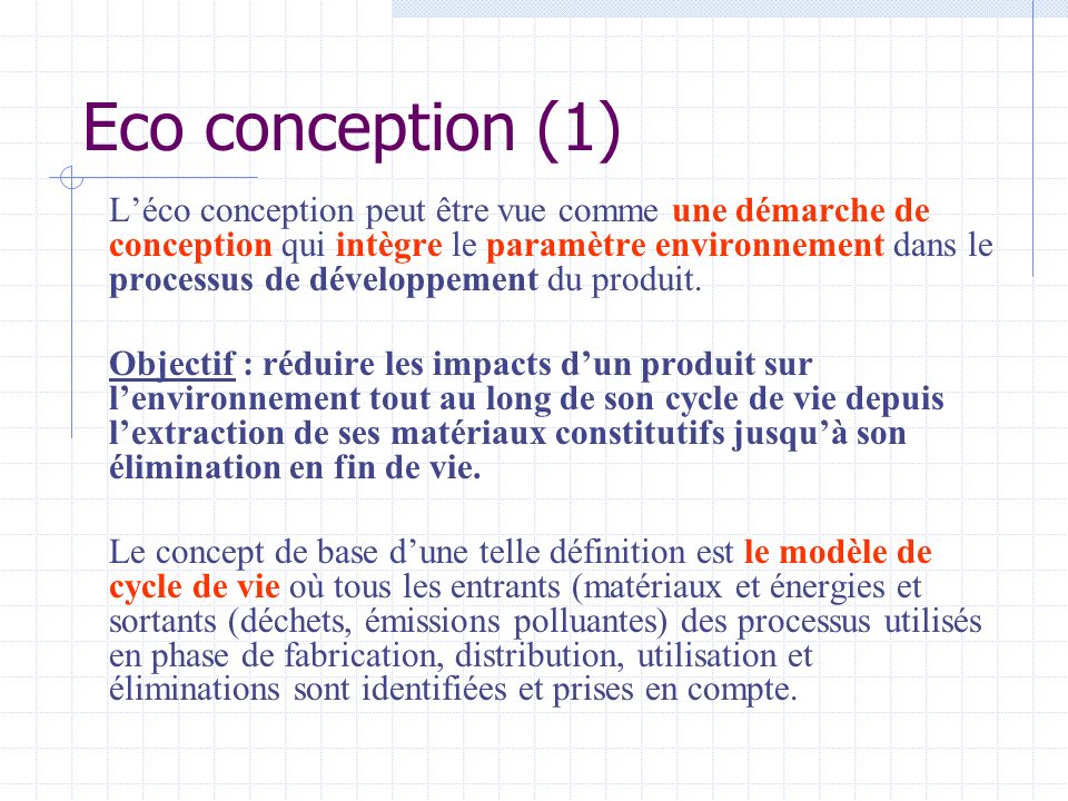 Eco conception (1)