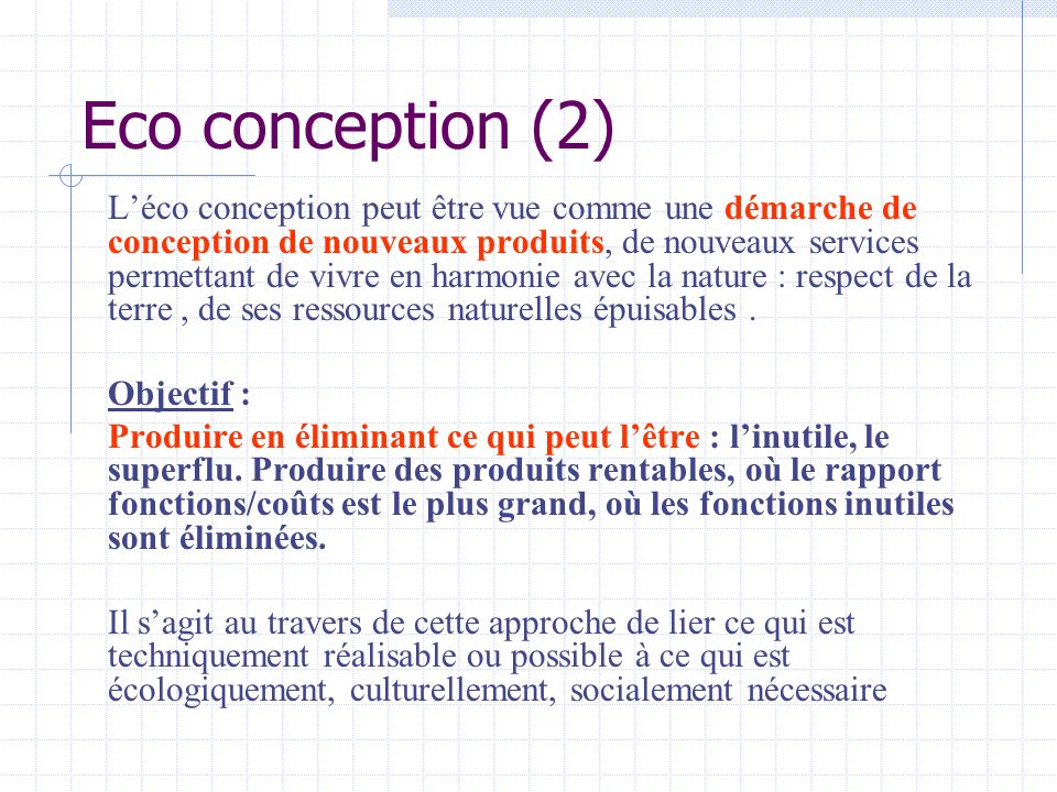 Eco conception (2)