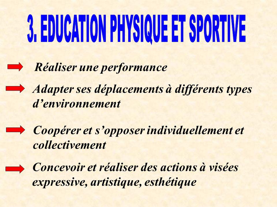 3. EDUCATION PHYSIQUE ET SPORTIVE