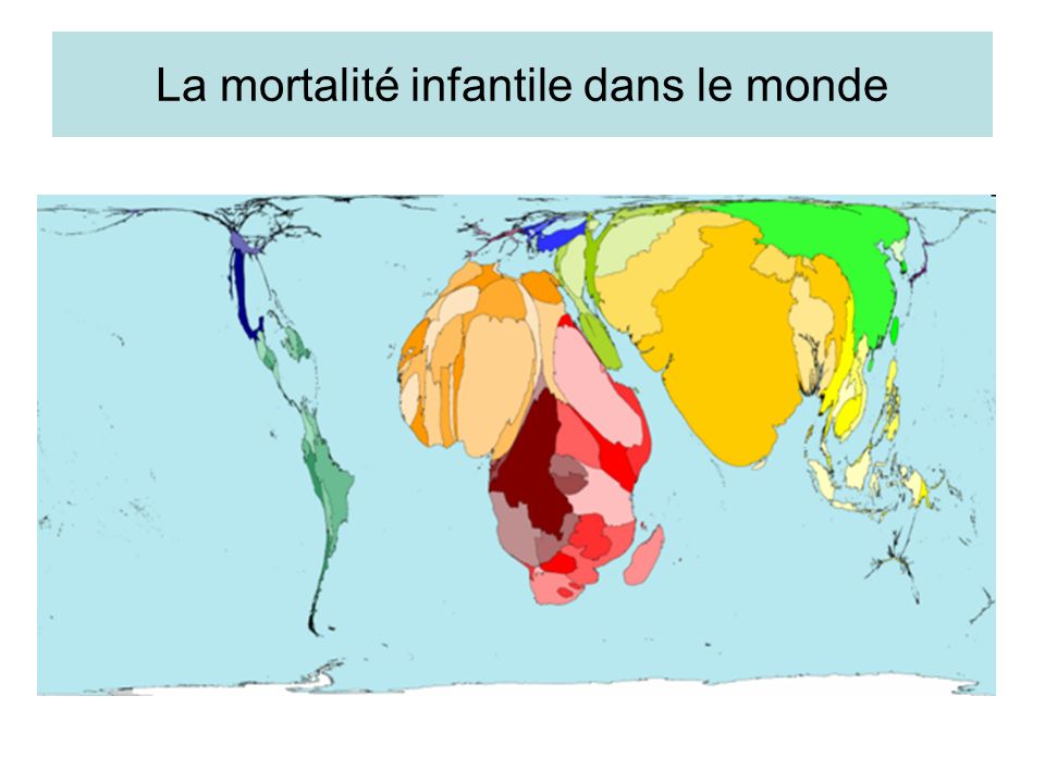 La mortalité infantile dans le monde