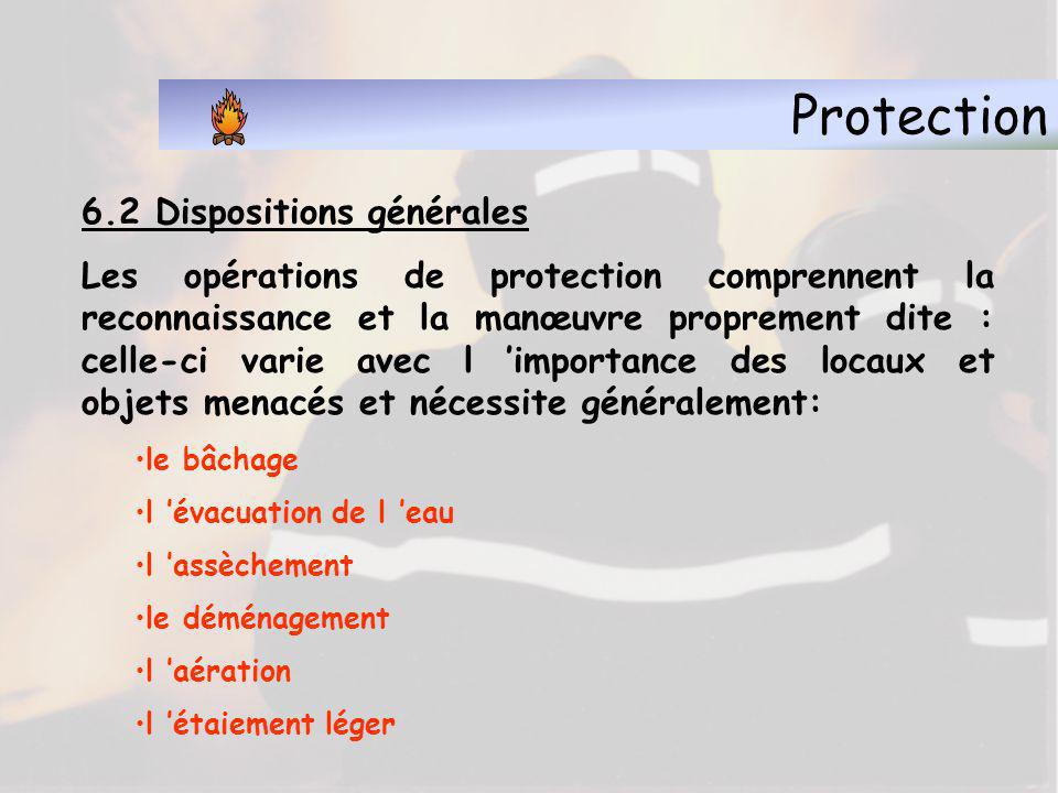 Protection 6.2 Dispositions générales
