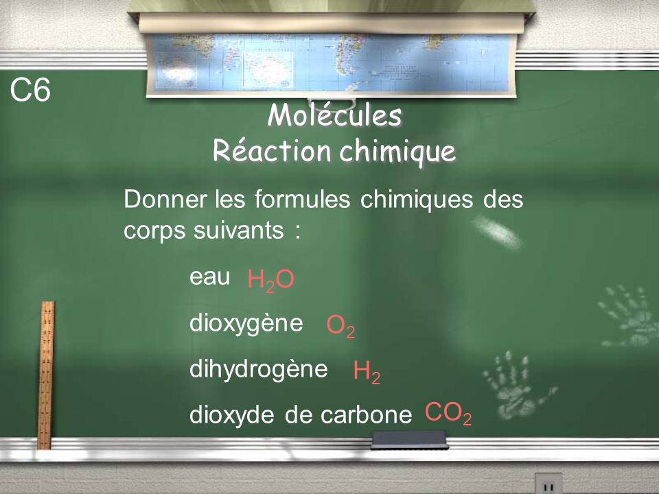 Molécules Réaction chimique