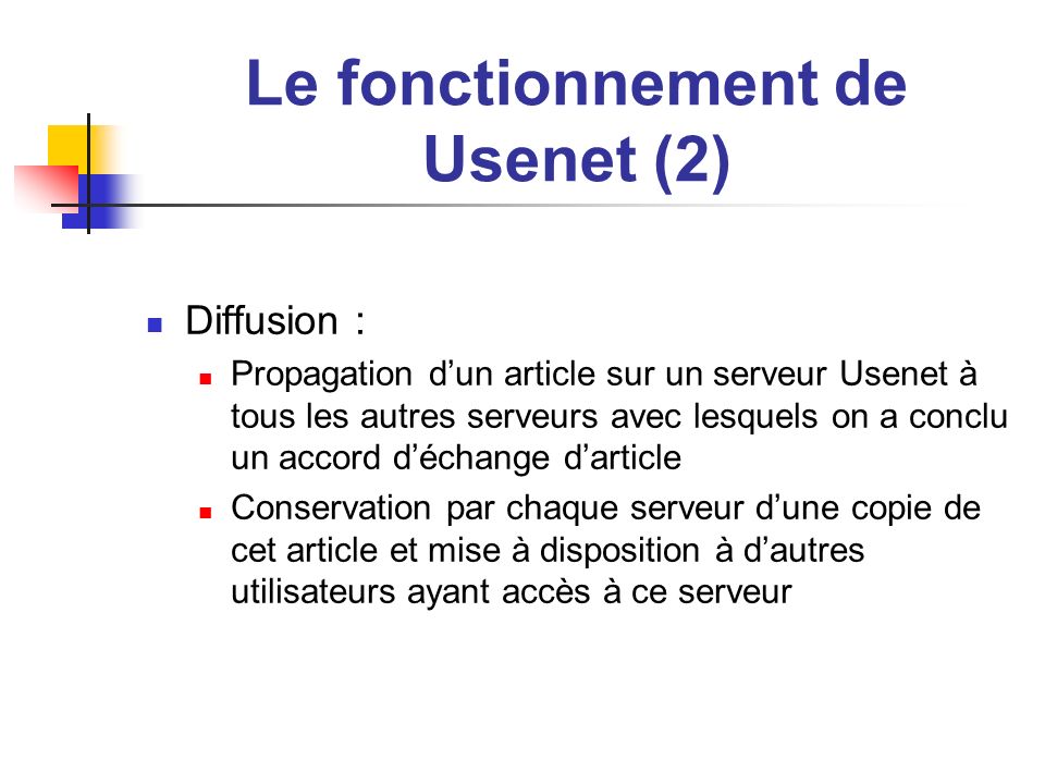 Le fonctionnement de Usenet (2)