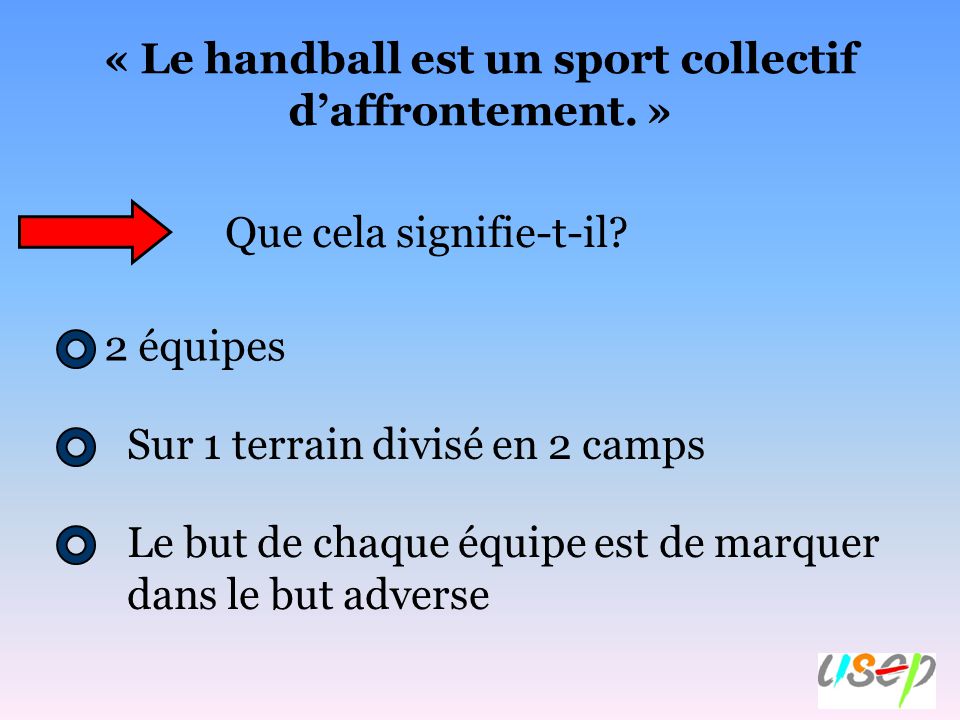 « Le handball est un sport collectif d’affrontement. »