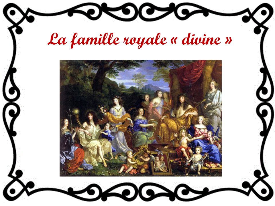 La famille royale « divine »