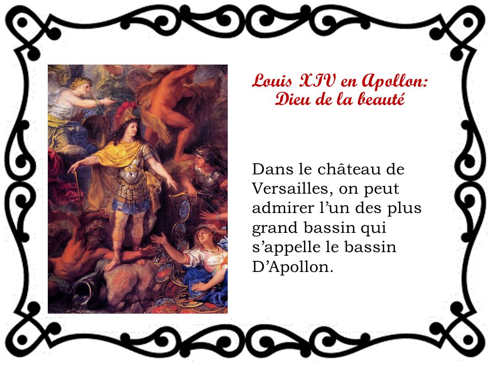 Louis XIV en Apollon: Dieu de la beauté