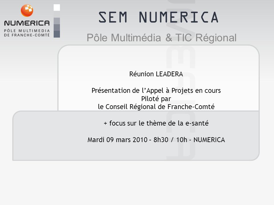 Pôle Multimédia & TIC Régional