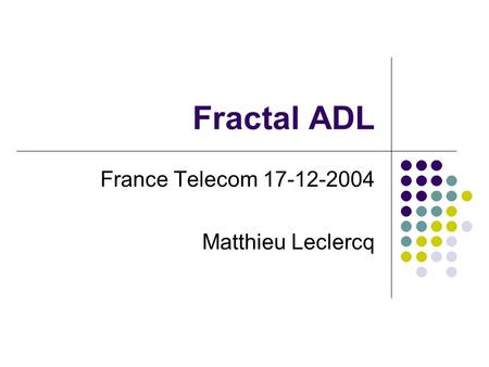 France Telecom Matthieu Leclercq