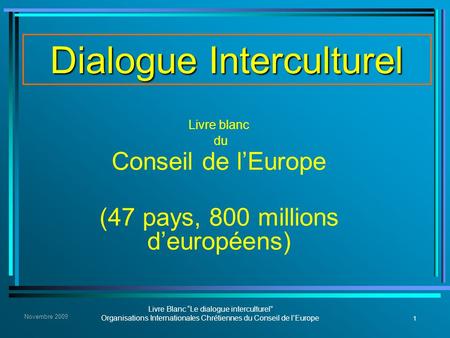 Dialogue Interculturel