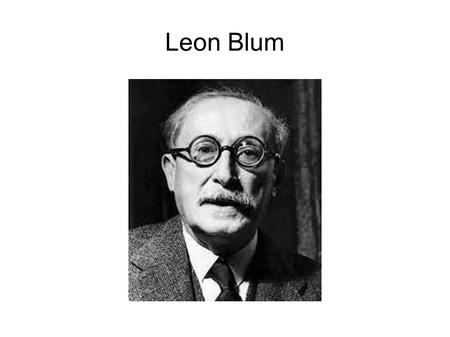 Leon Blum.
