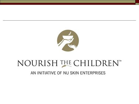 Première partie – Qu’est-ce que Nourish the Children?