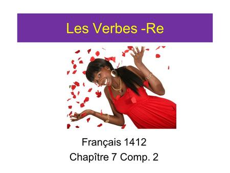 Français 1412 Chapître 7 Comp. 2
