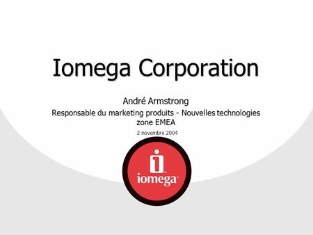 Responsable du marketing produits - Nouvelles technologies zone EMEA