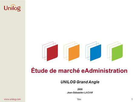 Étude de marché eAdministration