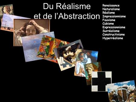 Du Réalisme et de l’Abstraction