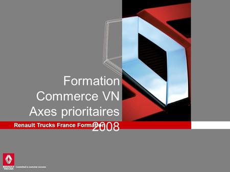 Formation Commerce VN Axes prioritaires 2008