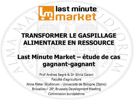 TRANSFORMER LE GASPILLAGE ALIMENTAIRE EN RESSOURCE