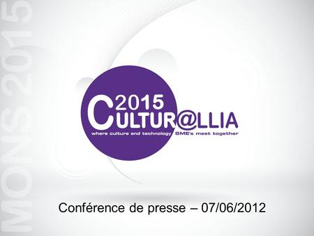 Conférence de presse – 07/06/2012