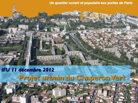 Projet urbain du Chaperon Vert